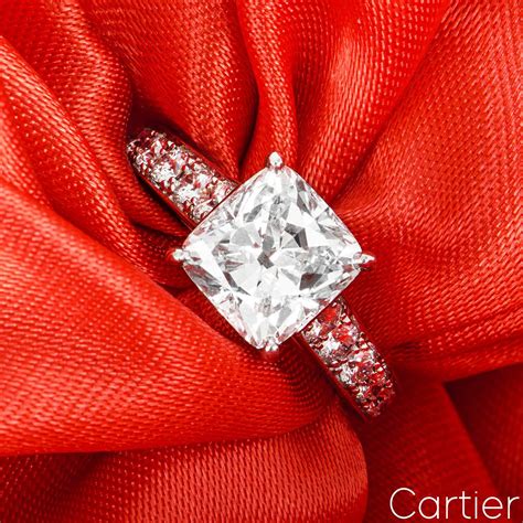 cartier solitaire 1895 platinum.